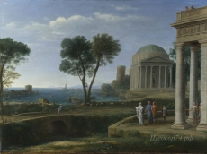 londongallery/claude - landscape with aeneas at delos